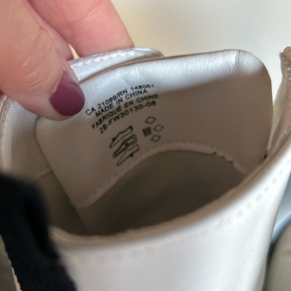 White Combat Boots - Size 7 - Picture 3 of 10